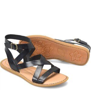 NEW  BORN Leather Libra Flat Gladiator Comfort Sandals   for women 254 4M2